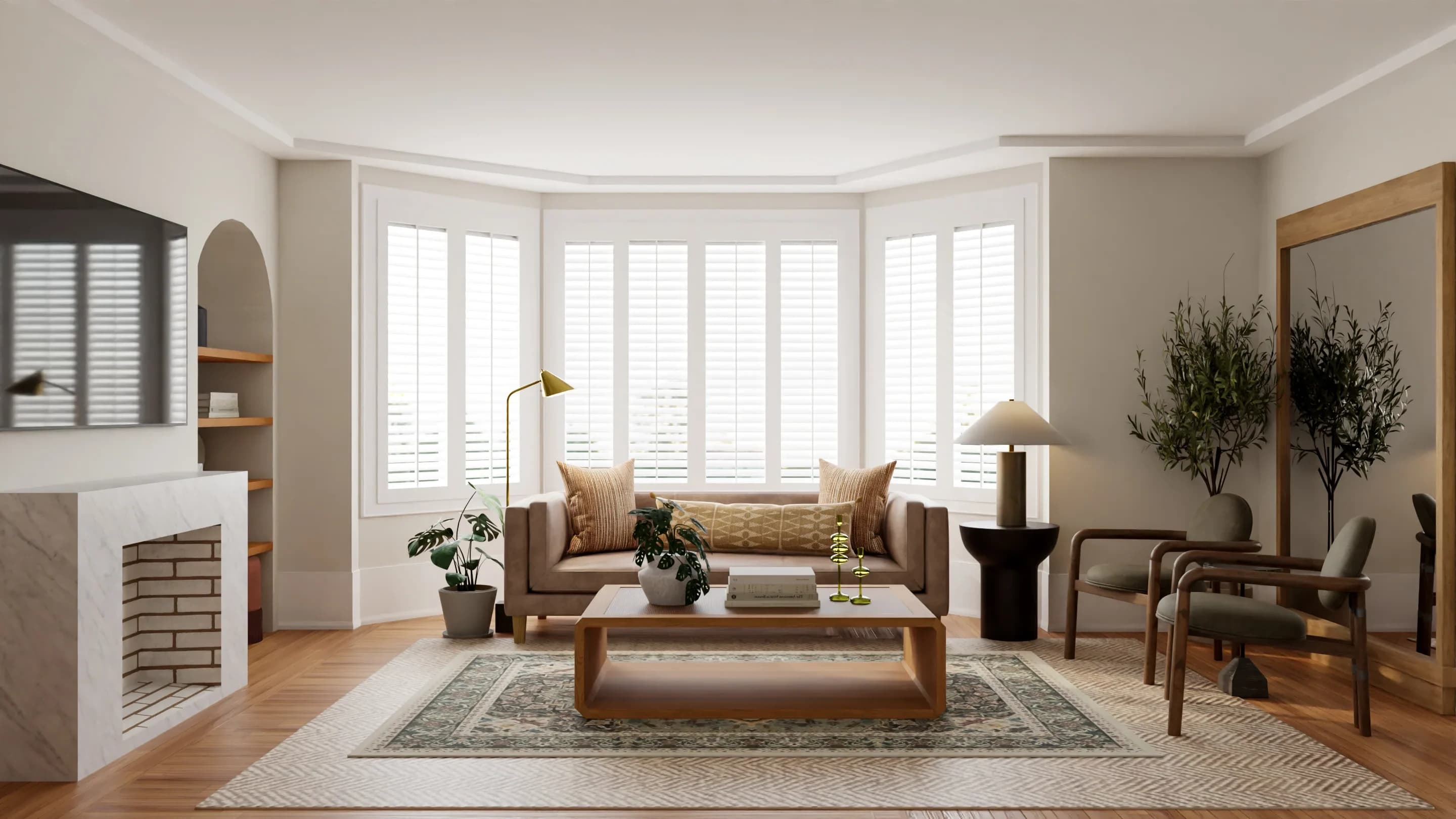 Interior design - Family room with kids and pets